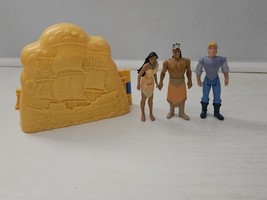 Vintage Pocahontas Disney Once Upon A Time Playset With 3 Figures *READ* - $19.99