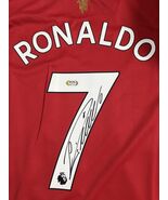 CRISTIANO RONALDO PSA/DNA SIGNED AUTOGRAPHED MANCHESTER UNITED JERSEY - $15,410.58 MXN