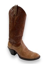 Dan Post Snakeskin Reptile Python Leather Cowgirl Cowboy Boots Women’s S... - £64.54 GBP