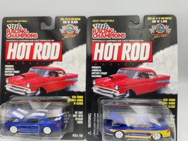 RACING CHAMPIONS HOT ROD MAGAZINE 97 FORD MUSTANG LOT OF 2 DIECAST 1:60 NEW - $11.70
