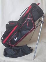 Kids Nike Golf Red &amp; Black Bag With Stand Youth Bag 29&quot; with Rain Hood C... - $49.49