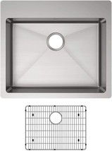 ELKAY Crosstown 25 x 22 in Stainless Steel Single Bowl Sink:Dual Mount - £370.27 GBP