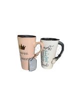 His N Hers Travel Mug Great Gift Golfer And Queen - £35.61 GBP