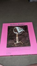 Quilters Wonder! 18&quot; Hoop with Adjustable Stand By Frank A. Edmunds New ... - $79.19