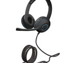 Cyber Acoustics Stereo USB Headset (AC-5008A), in-line Controls for Volu... - £27.53 GBP