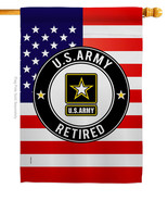 United State Army Retired House Flag 28 X40 Double-Sided Banner - £29.08 GBP