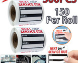 300 Oil Change Service Reminder Stickers Clear Window Lite Sticker Pack ... - $15.19