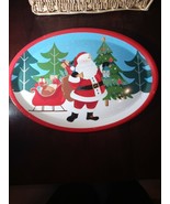 Santa Large Plastic Platter 18x13 Inches - €7,85 EUR