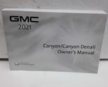 2021 GMC Canyon / Canyon Denali Owners Manual [Paperback] Auto Manuals - $80.36