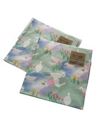 Vintage Hallmark Geese Gift Wrap Wrapping Paper 8 1/3 sq ft 2 sheets Lot... - £15.40 GBP