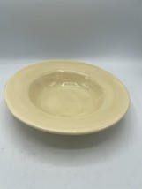 POTTERY BARN Large Rim Soup Bowl Sausalito Natural (Ivory)  10 1/4 in - £11.67 GBP
