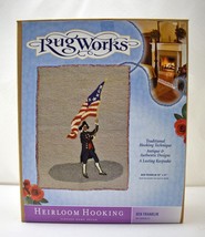 RugWorks Ben Franklin Heirloom Hooking Rug Kit-Printed Jute Backing 20&quot;x... - £37.92 GBP