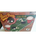 ICUP Beer Pong Drinking Game - Includes table, net, ball, 2 paddles - Ne... - £17.98 GBP