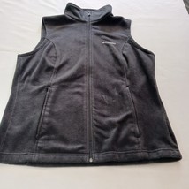 Columbia Sportswear Vest Men&#39;s Large Black Fleece Full Zip Pockets - (WL... - $267.68 MXN