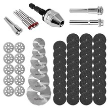 60Pcs Rotary Cutting Wheels Tool Kit, Resin Cut Off Wheels Disc, Mini Hss Saw Bl - £20.42 GBP