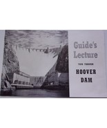 Vintage Guide’s Lecture Tour Through Hoover Dam Map Brochure - £6.28 GBP