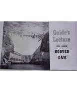 Vintage Guide’s Lecture Tour Through Hoover Dam Map Brochure - $7.99