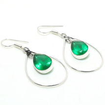 Chrome Diopside Gemstone Handmade Fashion Ethnic Earrings Jewelry 2.10&quot; SA 2897 - £3.18 GBP