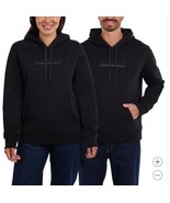 Costco Wholesale Mens Womens Hoodie Black Unisex Kangaroo Pocket Heavywe... - $77.13 CAD