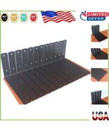 Rustic 10&quot;x6&quot; Floating Shelf Brackets, 4-Pack Heavy Duty Matte Black Design - $812.19 MXN