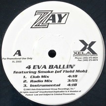 Zay / Smoke &quot;4 Ever Ballin&#39; / Fire&quot; 2003 Vinyl 12&quot; Promo Xl 2000 ~Rare~ *Sealed* - £17.97 GBP
