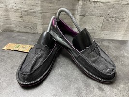 Sanuk Loafers Women 7M Shoes Purple Gray Canvas Slip On Beach Sidewalk S... - $27.54