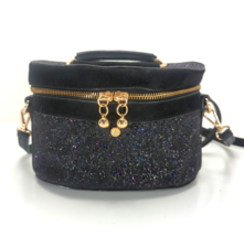 Kohl's 2019 LC Lauren Conrad black sparkly Glitter crossbody bag w/ Hand... - $29.04