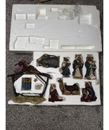 Away in the Manger-Boyds Bears Crumpleton Nativity Set #4014754 RARE - €346,80 EUR