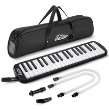 37 Keys Melodica Instrument, Soprano Melodica Air Piano Keyboard Pianica With 2  - £55.07 GBP