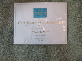 Walt Disney Classics Collection "Watch Me" From "On Ice" Figurine Xlt Condition - $85.00
