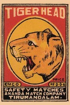Tiger Head Safety Matches - £15.96 GBP
