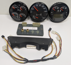 NEW Rosenbauer Fire Truck Instrument Gauge Set ++ Speedo Fuel Tach Press... - $494.99