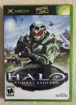 Halo Combat Evolved Xbox CIB Clean Manual Disc Case MS Insert Black Label - $11.99