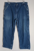 Carhartt Carpenter 40x30 Jeans Lined Original Fit Straight Work Pants - $370.44 MXN