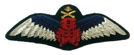 PAKISTAN ARMY AVIATION PILOT BULLION WIRES WING  EXCELLENT QUALITY CP BR... - $18.75
