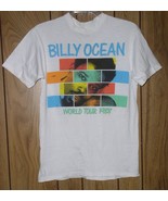 Billy Ocean Concert Tour T Shirt Vintage 1988 Single Stitched Size Medium - £196.72 GBP