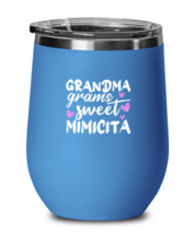 Grandma Wine Glass Grandma Grams Sweet Mimicita Blue-WG - £20.52 GBP