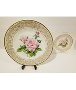 Edward Marshall Boehm Rose Plate Collection - The Royal Highness Rose - £14.50 GBP