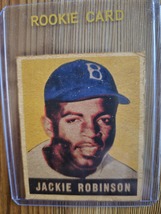 Sports Jackie Robinson 1948 Leaf #79 Rookie Card Good Condition - £5,943.50 GBP