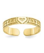 10K Yellow Gold Heart Toe Ring - $227.02 CAD