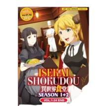 DVD Anime Restaurant To Another World Season 1+2 Series (1-24 End) English Dub - £18.98 GBP
