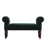 Artisan Furniture Emerald Velvet Bench - £246.90 GBP