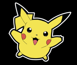 Pokémon anime monster Happy Pikachu Cartoon - Sticker Decal Truck Car Phone - £3.18 GBP+
