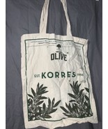 KORRES HERBAL REUSABLE LINEN TOTE SHOPPING BAG PURE GREEK OLIVE Gift Bag - €6,45 EUR
