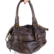 Botkier Woman&#39;s Brown Leather Handbag Purse - £33.90 GBP
