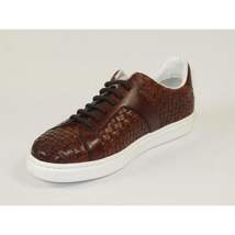 Men's Shoes GENIO Turkey Casual Dress Genuine Leather Braided 120198803 Cognac image 3