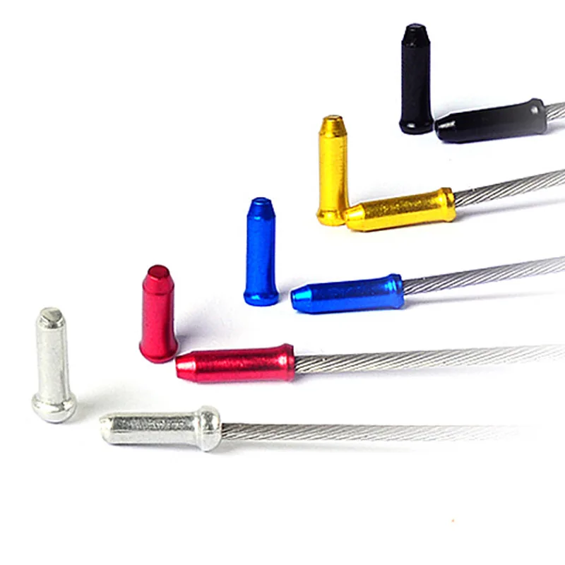 50 Pcs/Lot Bicycle Cable End Caps Aluminum Alloy ke Shifter Inner Cable Tips Cri - £137.58 GBP