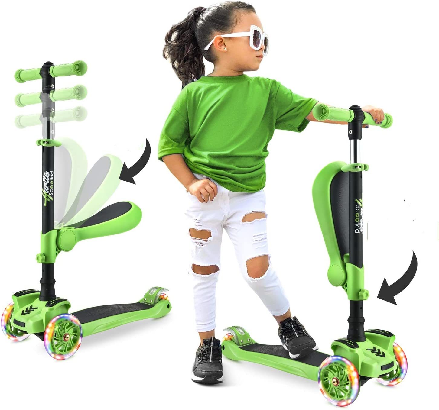 Hurtle Hurfs56 Offers The 3 Wheeled Scooter For Kids - Stand And Cruise - $64.96
