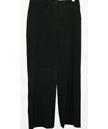 Isaac Mizrahi Pants Tuxedo Stripe Black Stretch Dress Wide Leg size 6 Fo... - $30.74 CAD