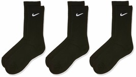 Nike Unisex 3PK Everyday Cushion Crew Training Socks Large SX7664-010 - £19.69 GBP